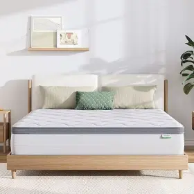 313114270277 XMSJ Queen Hybrid Mattress Foam Innerspring