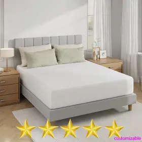 445026433464 XMSJ Mattress Box Gel Memory Foam Cooling Ni
