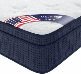 840452699557 YAAK King Mattress Firm Hybrid Pressure Pain