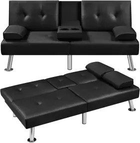 YT-00093756-001 YAHEETECH Convertible Sofa Bed Couch