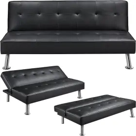 YT-00099504 YAHEETECH Folding Futon Loveseat