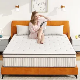 732859185651 YANGMING Hybrid Mattress Memory Foam Queen #2