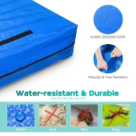 767571323302 YESCOM Mattress Bag Protector Moving Storage #2
