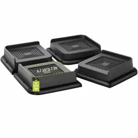 BRB1-4-BK YOOKWUTAR Bed Risers Pack