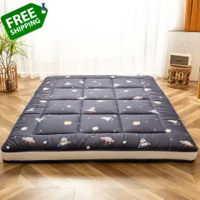 313115892843 YOSHOOT Futon Floor Mattress Padded Folding Roll