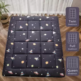 689828090723 YOSHOOT Futon Floor Mattress Queen Space #2