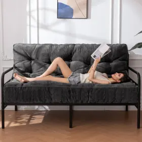 Y-A11-DG-F YOSHOOT Futon Mattress Sofa Couch Bed Chenille