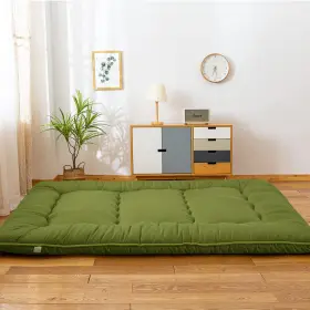 YOS-001-GREEN-FULL YOSHOOT Shiki Futon Mattress Floor Roll Up
