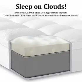 717977388535 YOYOMAX Queen Mattress Cover Cooling Breathable #3