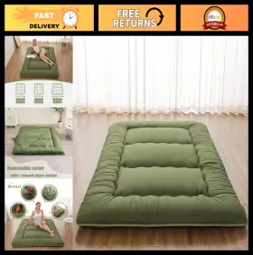2ZFM-GCT ZELLADORRA Floor Mattress Futon Cover Storage Bag Up