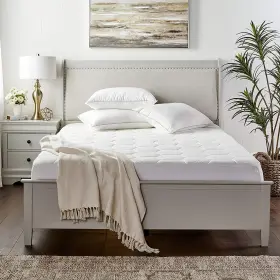 Zb-bm-mtrspd-k ZEN BAMBOO Mattress Pad Cover Cooling Bed Poc