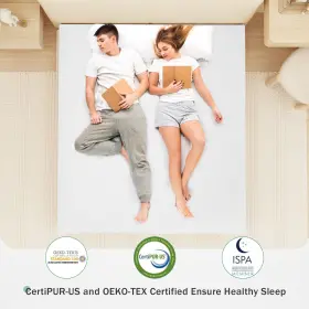 HW23006-10C ZEOPHOL Gel Memory Foam Mattress King Box Firm #2