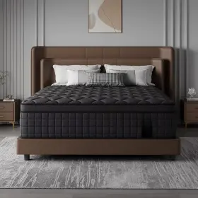 445014374366 ZHUXIANG Firm Hybrid King Mattresses Memory Foam