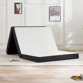 850068776252 ZIBBIZO Mattress Twin Folding Floor Memory Foam