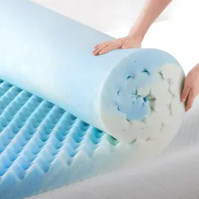 841550354294 ZINUS Swirl Gel Cooling Memory Foam Mattress Box