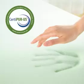 AZ-GTFT-300QN ZINUS Tea Memory Foam Mattress Topper Won #2