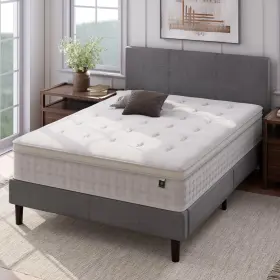 MSHEBT-12Q ZINUS Euro Top Pocket Spring Hybrid Queen