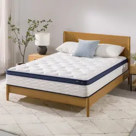 MSSPKT-12Q ZINUS Pocket Coil Euro Top Hybrid Mattress Queen