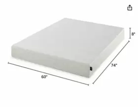 SC-BTCM-8SQ ZINUS Ultima Memory Foam Mattress Queen Rvs #3