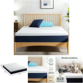 841550362992 ZINUS Queen Cooling Hybrid Mattress Firm Motion