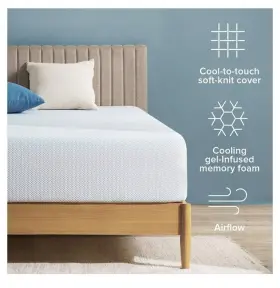 ZU-MFMA1RZI-12Q ZINUS Tea Essential Memory Foam Mattress Fib #2