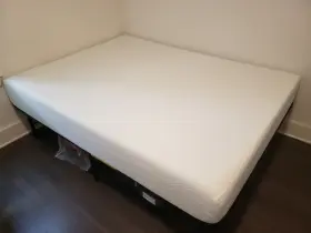 ZU-MFMA1ZZI-10 ZINUS Queen Mattress Tea Memory Foam Firm