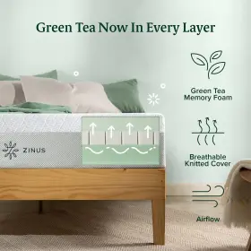 ZU-MFMAG1-08F ZINUS Tea Luxe Memory Foam Mattress Pressure #2