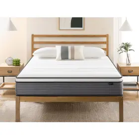 ZU-MSSB1VZI-10Q ZINUS Hybrid Mattress Queen Fiberglass Fre
