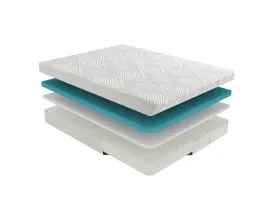 GL-B011P248236 ZNTS Eastern King Bed Mattress Gel Infused #3