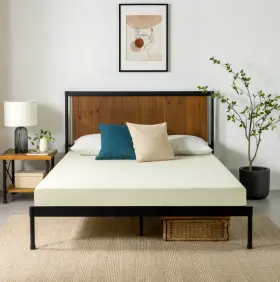826705634995 ZNUS Memory Foam Mattress Twin Cooling Airflow