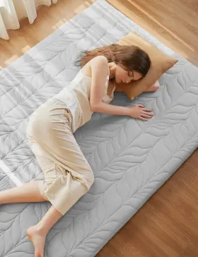 ZL-FTM-GY-T-4IN ZONLI Floor Mattress Futon Twin Thicken Roll