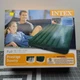 Intex Prestige Durabeam Downy Full Air Bed with Battery Pump, Green