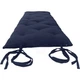 Traditional Floor Rolling Mattress, Cotton Bed, Shiki Futon 3 x 27 x 80 Navy