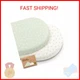 2-Pack Organic Bassinet Sheets for Girls, Boys - 100% Cotton Bassinet Mattress S