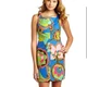 Lilly Pulitzer Stefe Shift Dress in Starry Blue Drama Queen 2 Mod Floral Size 6