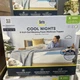 Serta 3" Cool Nights Gel Memory Foam Mattress Topper with Washable Cover, King