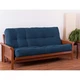 Blazing Needles Renewal 10 in Twill Full size Futon Mattress Indigo