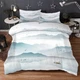 Mist Nice Hill 3D Printing Duvet Quilt Doona Covers Pillow Case Bedding Sets