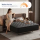 Full Queen Size Hybrid Mattress in a Box Gel Memory Foam Innerspring Medium Firm