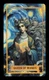 Queen Of Wands Starry Night Art Tarot Card Single