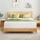 EGOHOME 14 Inch Queen Mattress, Memory Foam Mattress in a Box with Cooling Green