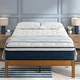 ZINUS 10 Inch Comfort Support Hybrid Mattress, Queen ZU-MSHO1SZI-10Q - White