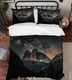 3D Mountain Starry Sky Night View Quilt Cover Set Bedding Sets Pillowcases