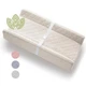 Modera Organic Cotton Contoured Baby Changing Pad w/ Waterproof Foam- Natrual