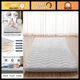 Foldable Japanese Futon Mattress - 3.5" Thick Foam Sleeping Pad for Kids & Adult