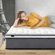 ZINUS 12 Inch True Support Hybrid Mattress [New Version], Queen, White 