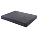 Pemberly Row 8" Fabric Queen Gel Memory Hybrid Mattress in Gray