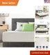 Full Mattress 6 inch Bed-In-A-Box, Green Tea Memory Foam White