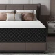 Queen Mattress, 14 Inch Hybrid Mattress with Breathable Foam and Pocket Springs,