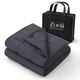 ZonLi Weighted Blanket (60"x80", 20lbs, Dark Grey) 60"x80",20lbs, Grey 